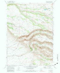 Fish Lake Oregon Historical topographic map, 1:24000 scale, 7.5 X 7.5 Minute, Year 1968