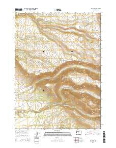 Fish Lake Oregon Current topographic map, 1:24000 scale, 7.5 X 7.5 Minute, Year 2014