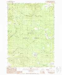 Five Hundred Flat Oregon Historical topographic map, 1:24000 scale, 7.5 X 7.5 Minute, Year 1990
