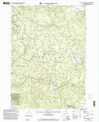 Five Hundred Flat Oregon Historical topographic map, 1:24000 scale, 7.5 X 7.5 Minute, Year 1998