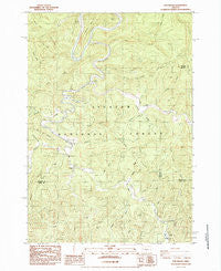 Five Rivers Oregon Historical topographic map, 1:24000 scale, 7.5 X 7.5 Minute, Year 1984