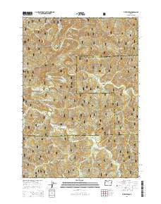 Five Rivers Oregon Current topographic map, 1:24000 scale, 7.5 X 7.5 Minute, Year 2014