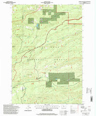Fivemile Butte Oregon Historical topographic map, 1:24000 scale, 7.5 X 7.5 Minute, Year 1996