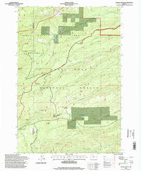 Fivemile Butte Oregon Historical topographic map, 1:24000 scale, 7.5 X 7.5 Minute, Year 1996