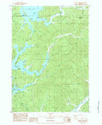 Fivemile Creek Oregon Historical topographic map, 1:24000 scale, 7.5 X 7.5 Minute, Year 1984