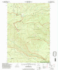 Flag Point Oregon Historical topographic map, 1:24000 scale, 7.5 X 7.5 Minute, Year 1996