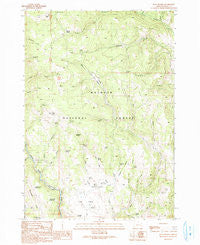 Flag Prairie Oregon Historical topographic map, 1:24000 scale, 7.5 X 7.5 Minute, Year 1990