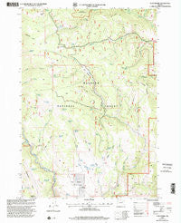 Flag Prairie Oregon Historical topographic map, 1:24000 scale, 7.5 X 7.5 Minute, Year 1999