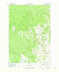 Flag Prairie Oregon Historical topographic map, 1:62500 scale, 15 X 15 Minute, Year 1970