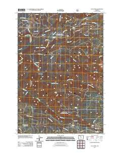 Flag Point Oregon Historical topographic map, 1:24000 scale, 7.5 X 7.5 Minute, Year 2011