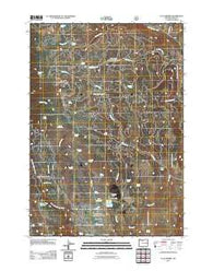Flag Prairie Oregon Historical topographic map, 1:24000 scale, 7.5 X 7.5 Minute, Year 2011
