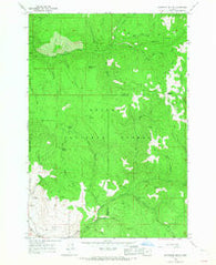 Flagstaff Butte Oregon Historical topographic map, 1:24000 scale, 7.5 X 7.5 Minute, Year 1965