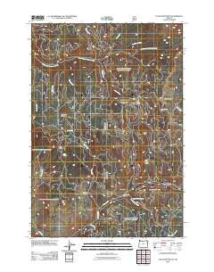 Flagstaff Butte Oregon Historical topographic map, 1:24000 scale, 7.5 X 7.5 Minute, Year 2011