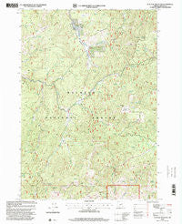 Flagtail Mountain Oregon Historical topographic map, 1:24000 scale, 7.5 X 7.5 Minute, Year 1998