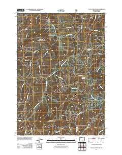Flagtail Mountain Oregon Historical topographic map, 1:24000 scale, 7.5 X 7.5 Minute, Year 2011