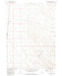 Flat Top Mtn SE Oregon Historical topographic map, 1:24000 scale, 7.5 X 7.5 Minute, Year 1979