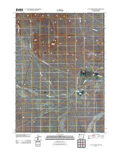 Flat Top Mountain Oregon Historical topographic map, 1:24000 scale, 7.5 X 7.5 Minute, Year 2011