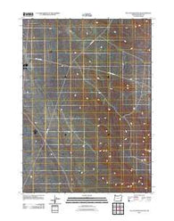 Flat Top Mountain SE Oregon Historical topographic map, 1:24000 scale, 7.5 X 7.5 Minute, Year 2011