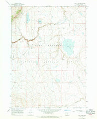 Flook Lake Oregon Historical topographic map, 1:24000 scale, 7.5 X 7.5 Minute, Year 1967