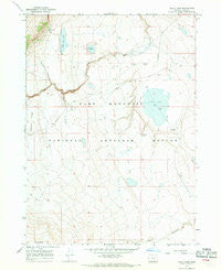 Flook Lake Oregon Historical topographic map, 1:24000 scale, 7.5 X 7.5 Minute, Year 1967