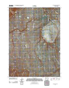 Flook Lake Oregon Historical topographic map, 1:24000 scale, 7.5 X 7.5 Minute, Year 2011