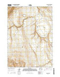 Flook Lake Oregon Current topographic map, 1:24000 scale, 7.5 X 7.5 Minute, Year 2014