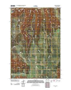 Flora Oregon Historical topographic map, 1:24000 scale, 7.5 X 7.5 Minute, Year 2011