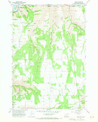 Flora Oregon Historical topographic map, 1:24000 scale, 7.5 X 7.5 Minute, Year 1967