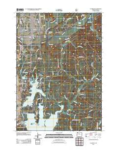 Florence Oregon Historical topographic map, 1:24000 scale, 7.5 X 7.5 Minute, Year 2011