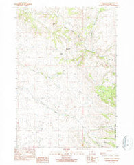 Flowers Gulch Oregon Historical topographic map, 1:24000 scale, 7.5 X 7.5 Minute, Year 1990