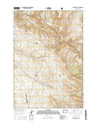 Flowers Gulch Oregon Current topographic map, 1:24000 scale, 7.5 X 7.5 Minute, Year 2014