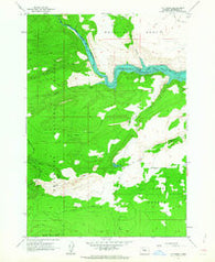 Fly Creek Oregon Historical topographic map, 1:24000 scale, 7.5 X 7.5 Minute, Year 1962