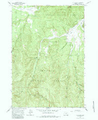Fly Valley Oregon Historical topographic map, 1:24000 scale, 7.5 X 7.5 Minute, Year 1965