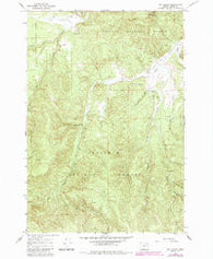 Fly Valley Oregon Historical topographic map, 1:24000 scale, 7.5 X 7.5 Minute, Year 1965