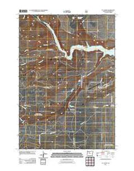 Fly Creek Oregon Historical topographic map, 1:24000 scale, 7.5 X 7.5 Minute, Year 2011