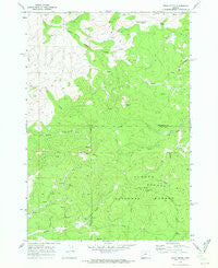 Foley Butte Oregon Historical topographic map, 1:24000 scale, 7.5 X 7.5 Minute, Year 1969