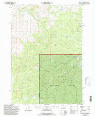 Foley Butte Oregon Historical topographic map, 1:24000 scale, 7.5 X 7.5 Minute, Year 1992