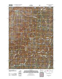 Foley Butte Oregon Historical topographic map, 1:24000 scale, 7.5 X 7.5 Minute, Year 2011