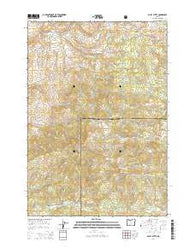 Foley Butte Oregon Current topographic map, 1:24000 scale, 7.5 X 7.5 Minute, Year 2014