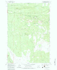 Foreman Point Oregon Historical topographic map, 1:24000 scale, 7.5 X 7.5 Minute, Year 1962
