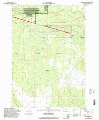 Foreman Point Oregon Historical topographic map, 1:24000 scale, 7.5 X 7.5 Minute, Year 1996