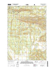 Foreman Point Oregon Current topographic map, 1:24000 scale, 7.5 X 7.5 Minute, Year 2014