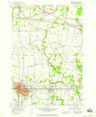 Forest Grove Oregon Historical topographic map, 1:24000 scale, 7.5 X 7.5 Minute, Year 1956