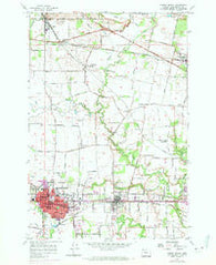 Forest Grove Oregon Historical topographic map, 1:24000 scale, 7.5 X 7.5 Minute, Year 1956