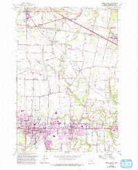 Forest Grove Oregon Historical topographic map, 1:24000 scale, 7.5 X 7.5 Minute, Year 1956