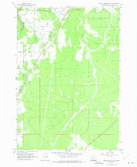 Forked Horn Butte Oregon Historical topographic map, 1:24000 scale, 7.5 X 7.5 Minute, Year 1962