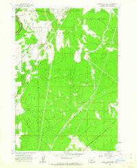 Forked Horn Butte Oregon Historical topographic map, 1:24000 scale, 7.5 X 7.5 Minute, Year 1962