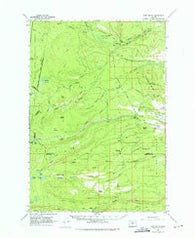 Fort Butte Oregon Historical topographic map, 1:62500 scale, 15 X 15 Minute, Year 1961
