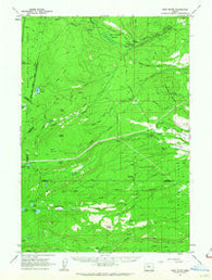 Fort Butte Oregon Historical topographic map, 1:62500 scale, 15 X 15 Minute, Year 1961