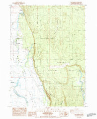 Fort Klamath Oregon Historical topographic map, 1:24000 scale, 7.5 X 7.5 Minute, Year 1985